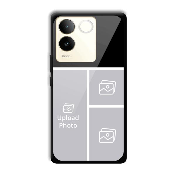 White Lines Customized Printed Back Cover for Vivo T2 Pro 5G