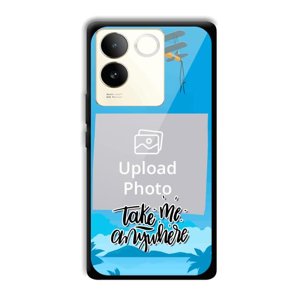 Take Me Anywhere Travel Customized Printed Back Cover for Vivo T2 Pro 5G