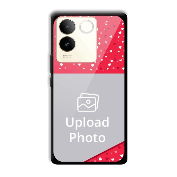 Dark Pink Customized Printed Back Cover for Vivo T2 Pro 5G
