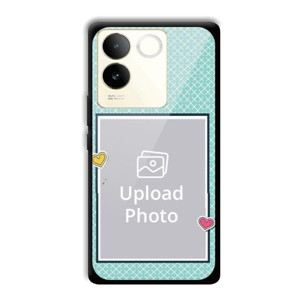 Sky Blue Customized Printed Back Cover for Vivo T2 Pro 5G