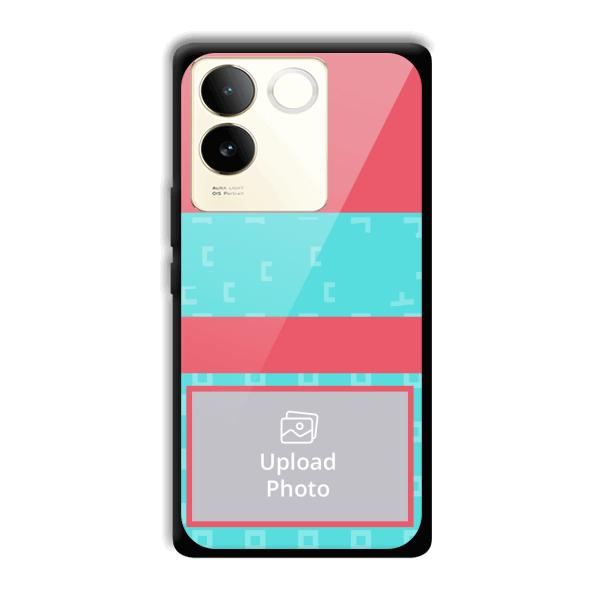 Bluish Pattern Customized Printed Back Cover for Vivo T2 Pro 5G