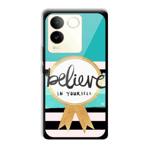 Believe in Yourself Phone Customized Printed Back Cover for Vivo T2 Pro 5G