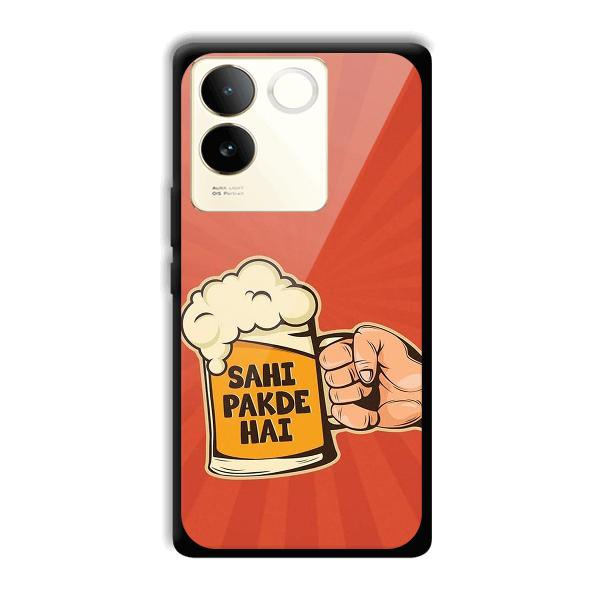 Sahi Pakde Hai Phone Customized Printed Back Cover for Vivo T2 Pro 5G