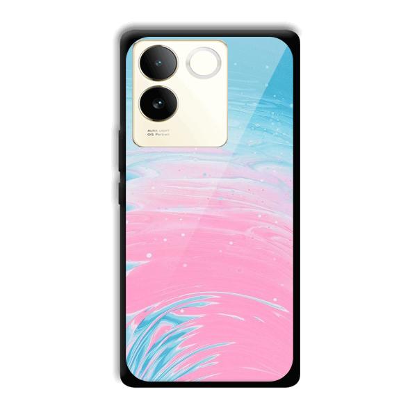 Pink Water Phone Customized Printed Back Cover for Vivo T2 Pro 5G