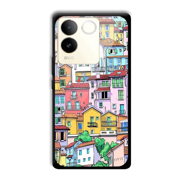 Colorful Alley Phone Customized Printed Back Cover for Vivo T2 Pro 5G