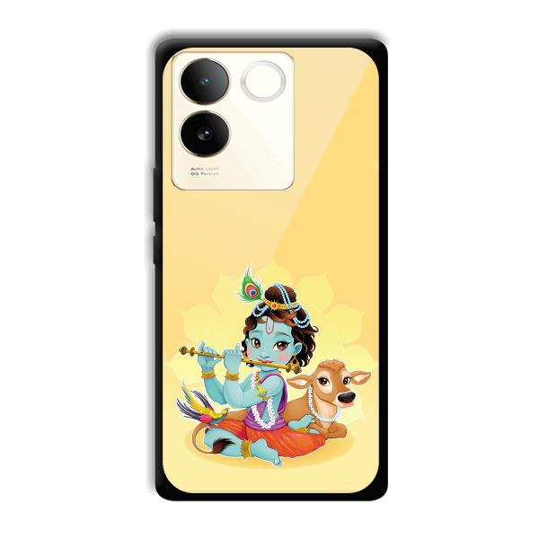 Baby Krishna Phone Customized Printed Back Cover for Vivo T2 Pro 5G