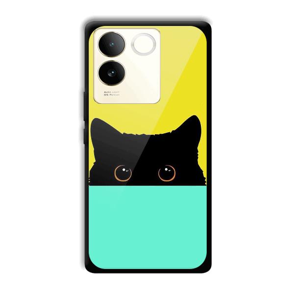 Black Cat Phone Customized Printed Back Cover for Vivo T2 Pro 5G