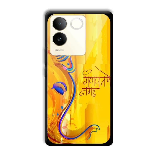 Ganpathi Prayer Phone Customized Printed Back Cover for Vivo T2 Pro 5G