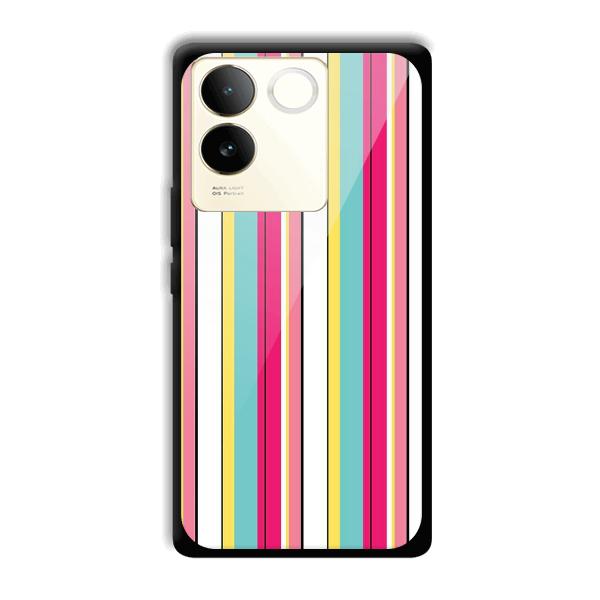 Lines Pattern Phone Customized Printed Back Cover for Vivo T2 Pro 5G