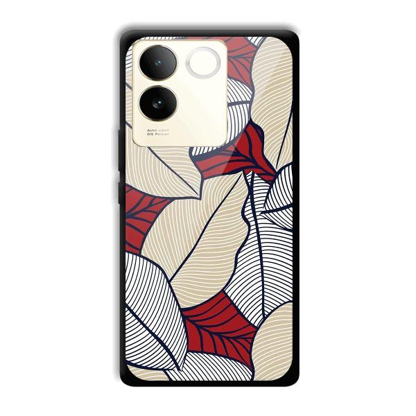 Leafy Pattern Phone Customized Printed Back Cover for Vivo T2 Pro 5G