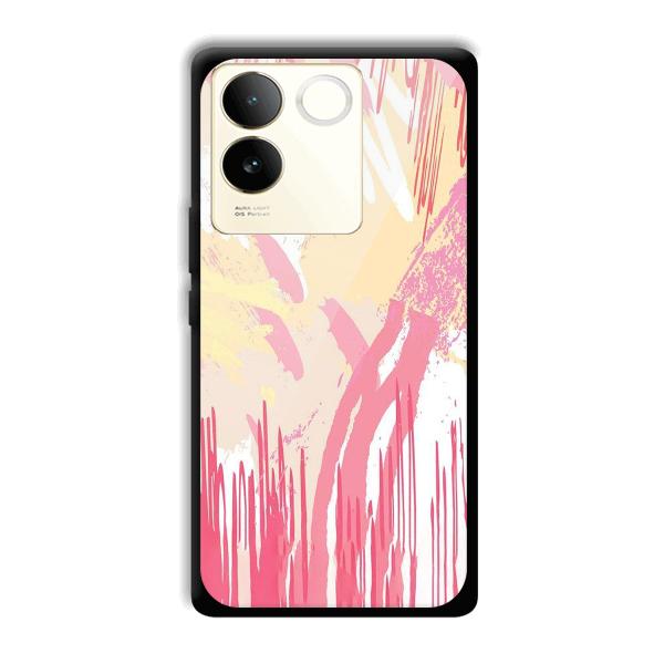 Pink Pattern Designs Phone Customized Printed Back Cover for Vivo T2 Pro 5G