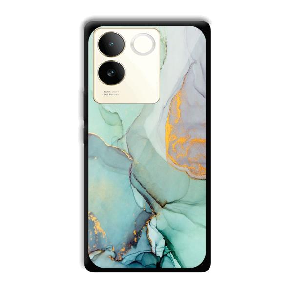 Green Marble Phone Customized Printed Back Cover for Vivo T2 Pro 5G