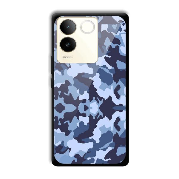 Blue Patterns Phone Customized Printed Back Cover for Vivo T2 Pro 5G
