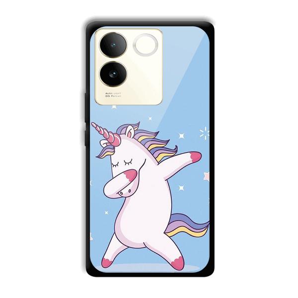 Unicorn Dab Phone Customized Printed Back Cover for Vivo T2 Pro 5G
