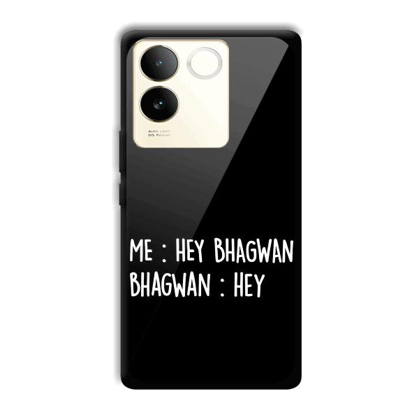 Hey Bhagwan Phone Customized Printed Back Cover for Vivo T2 Pro 5G
