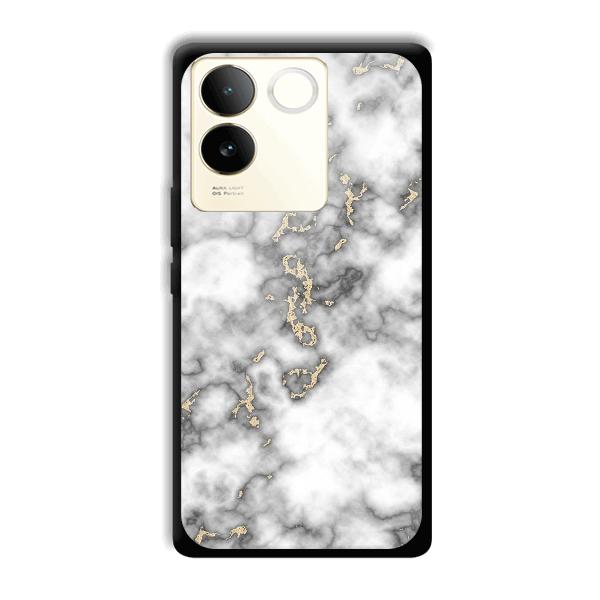 Grey White Design Phone Customized Printed Back Cover for Vivo T2 Pro 5G