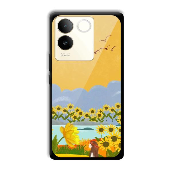 Girl in the Scenery Phone Customized Printed Back Cover for Vivo T2 Pro 5G