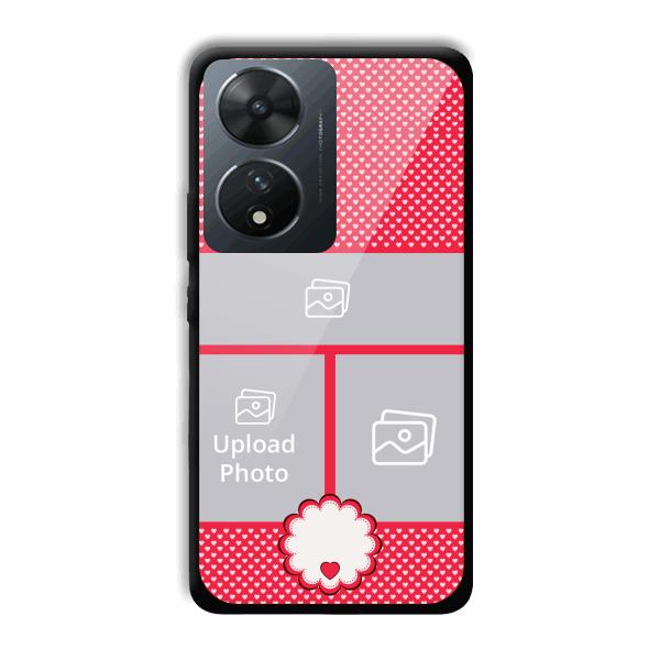 Little Hearts Customized Printed Back Cover for Vivo T2 5G