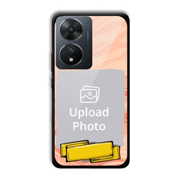 Pink Design Customized Printed Back Cover for Vivo T2 5G