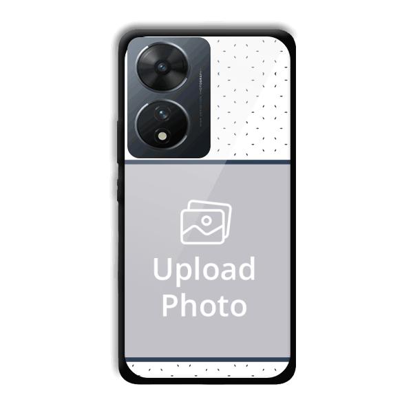 Blue Dots Customized Printed Back Cover for Vivo T2 5G