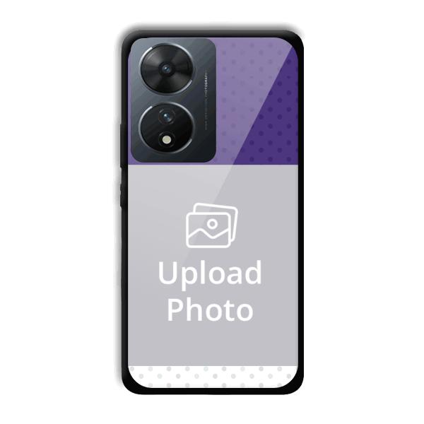 Blue White Dots Customized Printed Back Cover for Vivo T2 5G