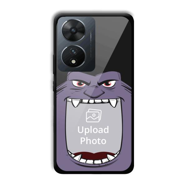 Purple Monster Customized Printed Back Cover for Vivo T2 5G
