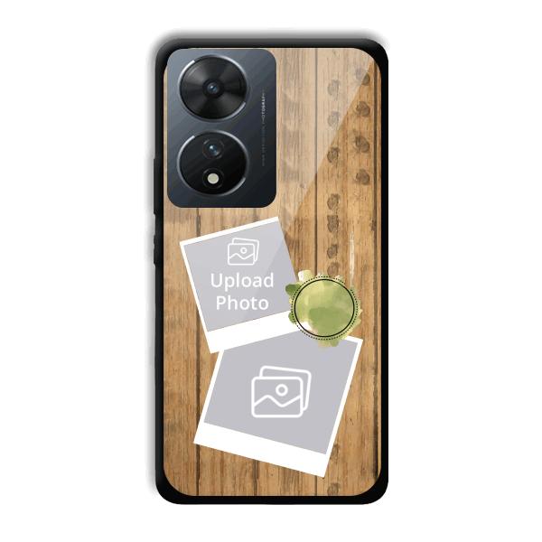 Wooden Photo Collage Customized Printed Back Cover for Vivo T2 5G