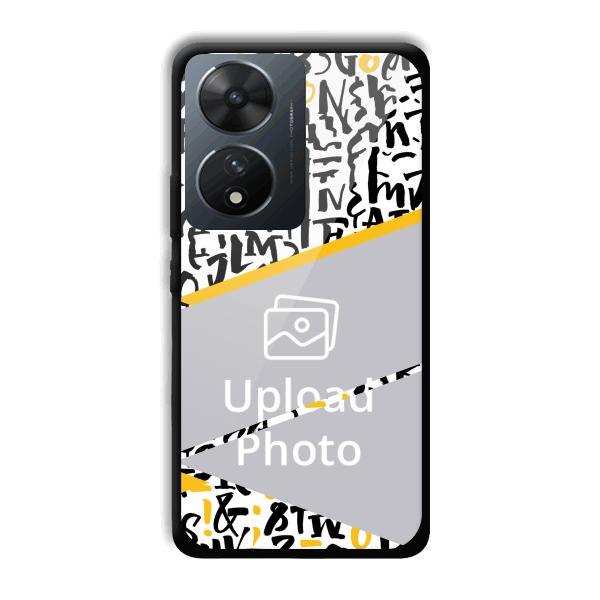 Letters Customized Printed Back Cover for Vivo T2 5G