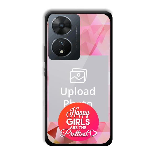 Happy Girls Customized Printed Back Cover for Vivo T2 5G