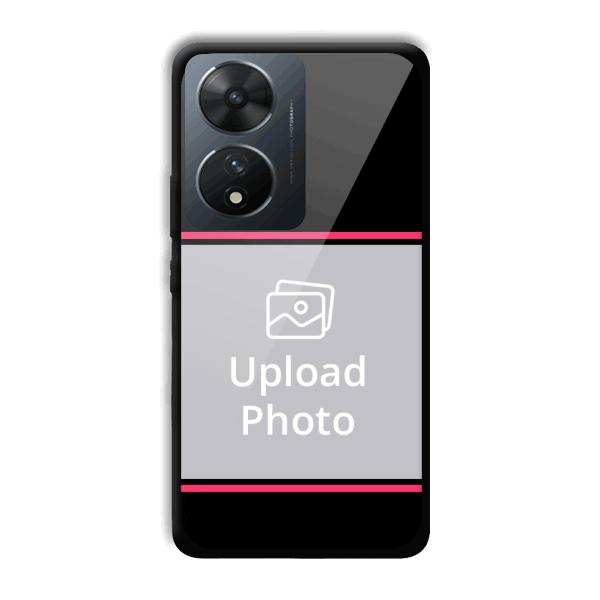 Pink Lines Customized Printed Back Cover for Vivo T2 5G