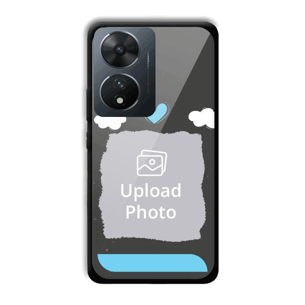 Love & Clouds Customized Printed Back Cover for Vivo T2 5G