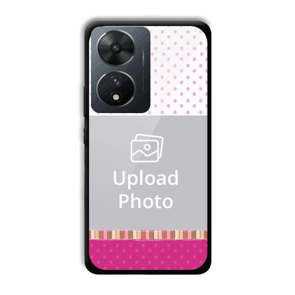 Baby Pink Design Customized Printed Back Cover for Vivo T2 5G