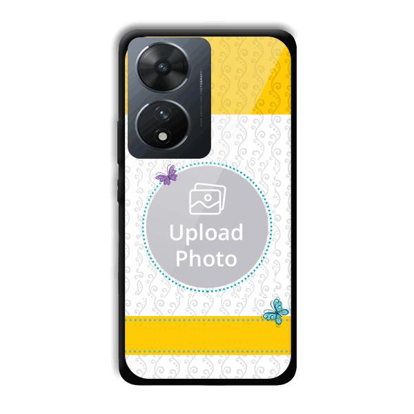 Butterflies & Yellow Customized Printed Back Cover for Vivo T2 5G