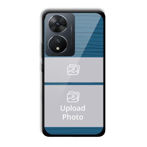 Dark Blue Customized Printed Back Cover for Vivo T2 5G