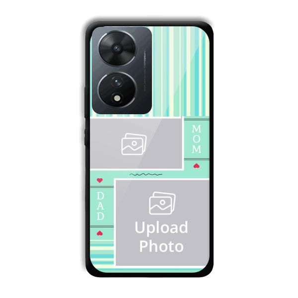 Mom Dad Customized Printed Back Cover for Vivo T2 5G