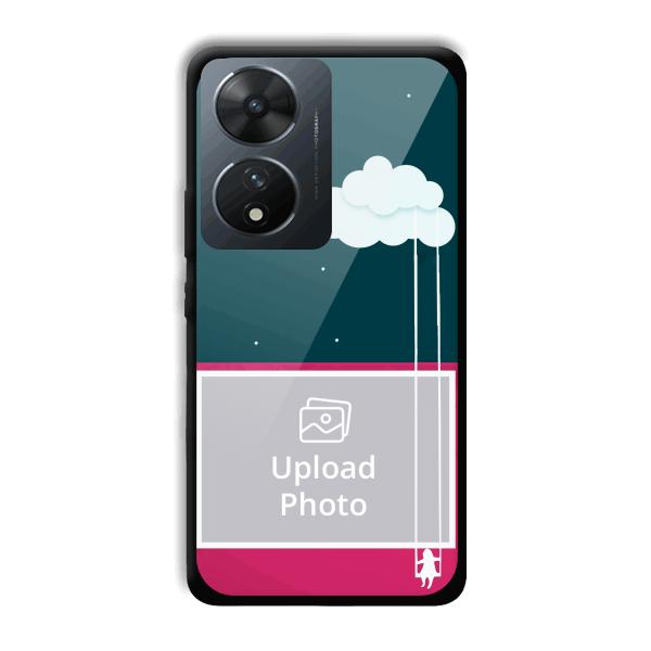 On The Clouds Customized Printed Back Cover for Vivo T2 5G
