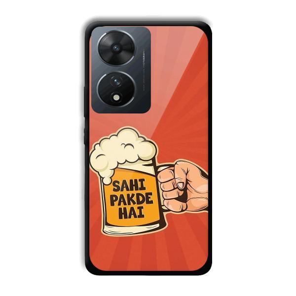 Sahi Pakde Hai Phone Customized Printed Back Cover for Vivo T2 5G
