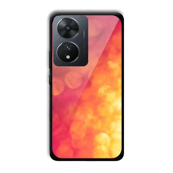 Red Orange Phone Customized Printed Back Cover for Vivo T2 5G