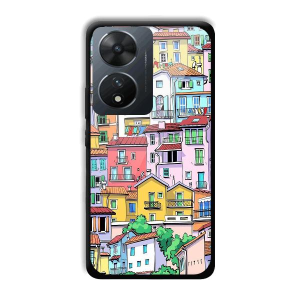 Colorful Alley Phone Customized Printed Back Cover for Vivo T2 5G