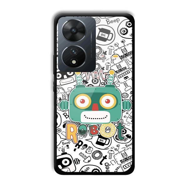 Animated Robot Phone Customized Printed Back Cover for Vivo T2 5G