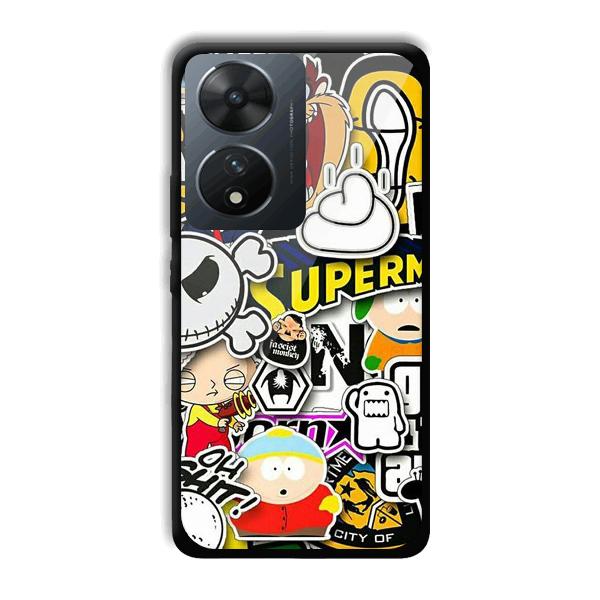 Cartoons Phone Customized Printed Back Cover for Vivo T2 5G