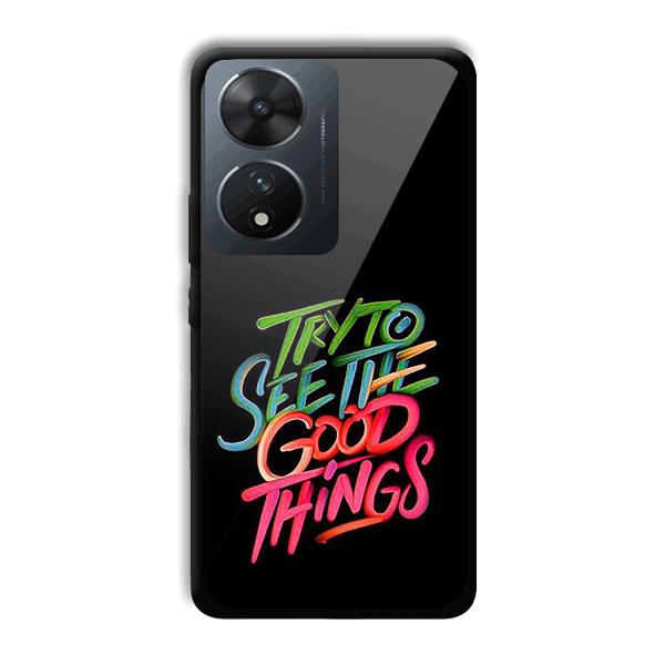 Good Things Quote Phone Customized Printed Back Cover for Vivo T2 5G