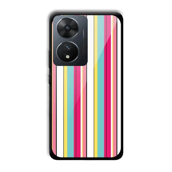 Lines Pattern Phone Customized Printed Back Cover for Vivo T2 5G