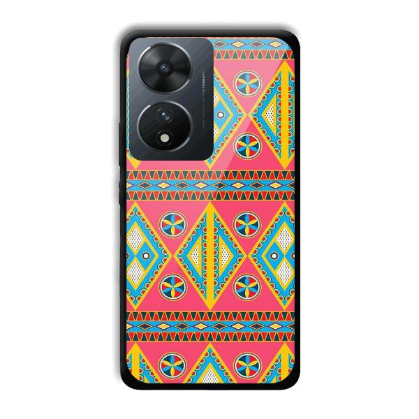 Colorful Rhombus Phone Customized Printed Back Cover for Vivo T2 5G