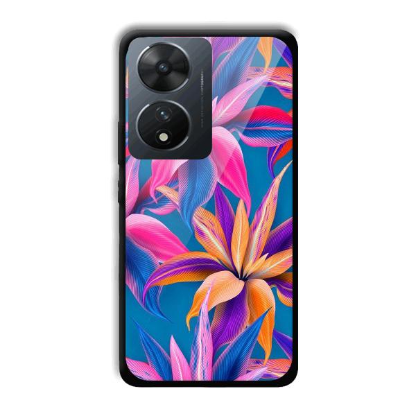 Aqautic Flowers Phone Customized Printed Back Cover for Vivo T2 5G