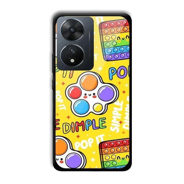 Pop It Phone Customized Printed Back Cover for Vivo T2 5G