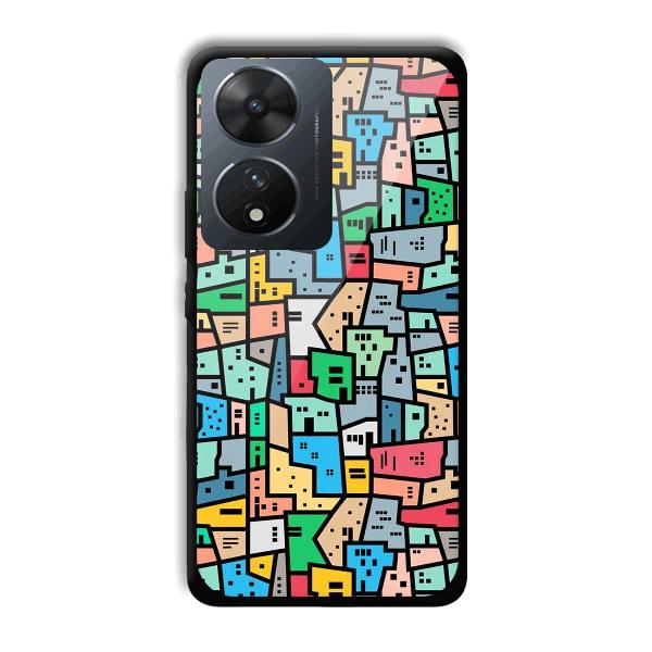 Small Homes Phone Customized Printed Back Cover for Vivo T2 5G