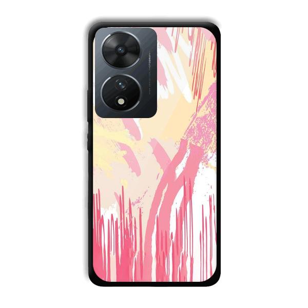 Pink Pattern Designs Phone Customized Printed Back Cover for Vivo T2 5G
