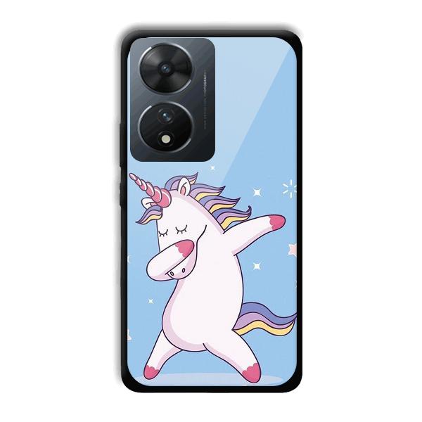 Unicorn Dab Phone Customized Printed Back Cover for Vivo T2 5G