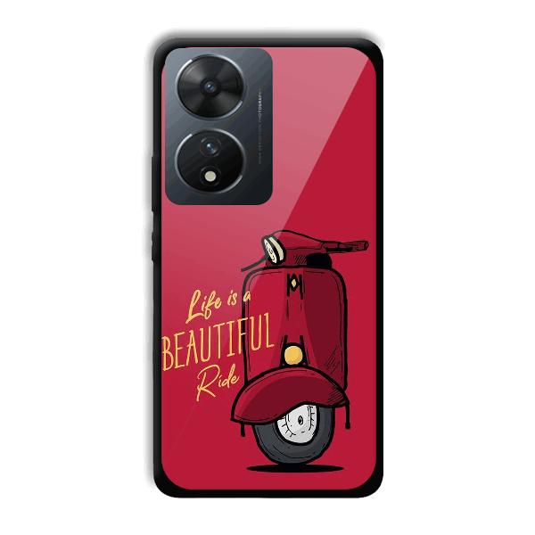 Life is Beautiful Phone Customized Printed Back Cover for Vivo T2 5G